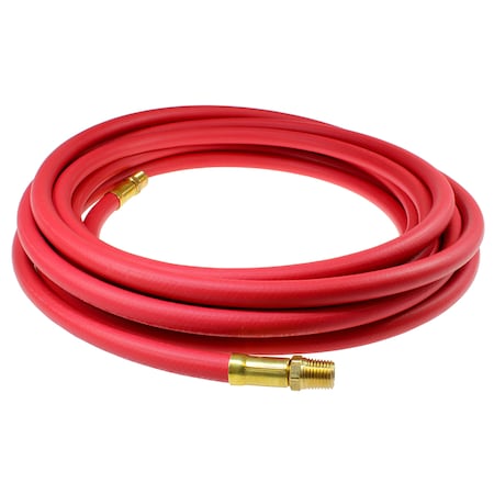 Coilhose Pneumatics General Purpose Hose 1/4 ID x 12 ft 1/4 MPT H14012N
